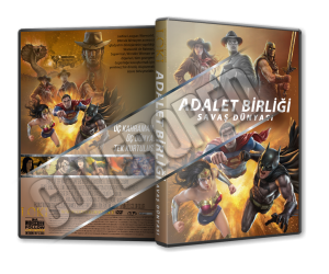 Adalet Birliği Savaş Dünyası - 2023 Türkçe Dvd Cover Tasarımı